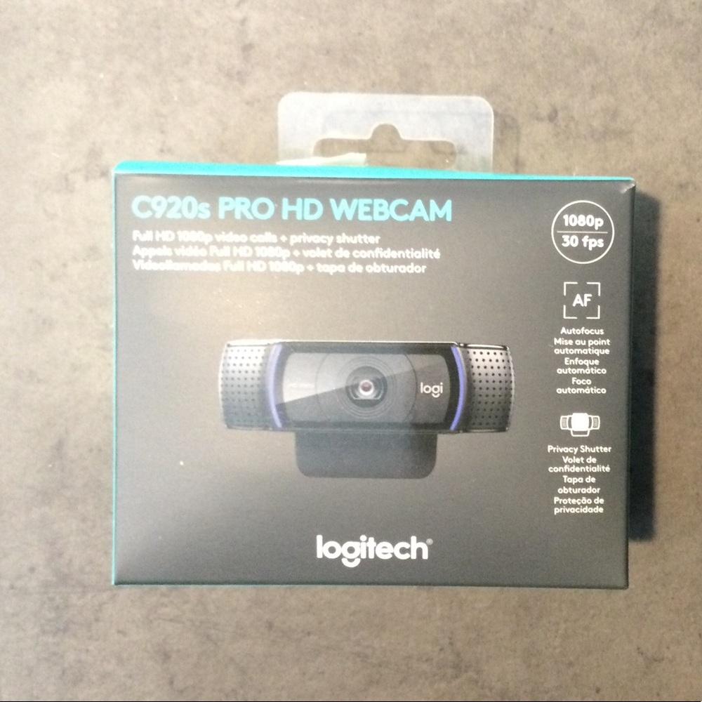 Logitech C920s PRO HD Webcam with Privacy Shutter